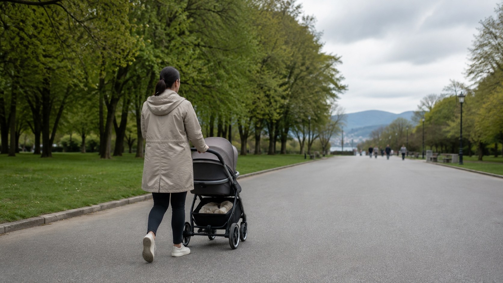 Marcher avec une poussette : construire une routine sans se surcharger