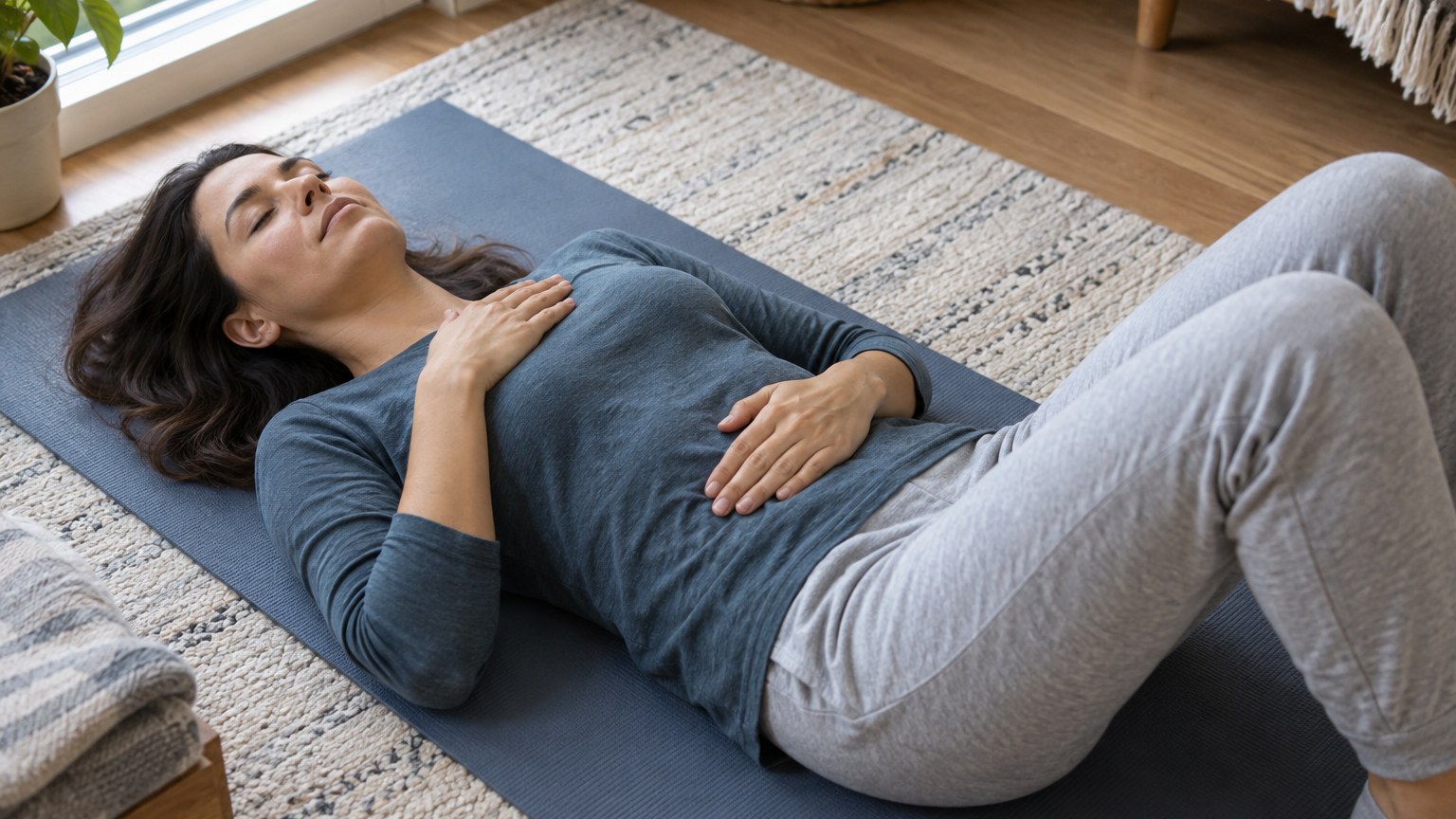 Respiration diaphragmatique : apprendre à respirer avec le ventre sans forcer